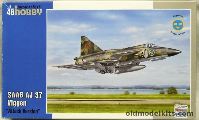 Special Hobby 1/48 Saab AJ-37 Viggen Attack Version, SH48148 plastic model kit